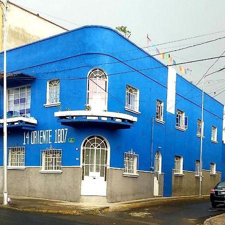 Hostal Azul Puebla Barrio El Alto Exterior foto